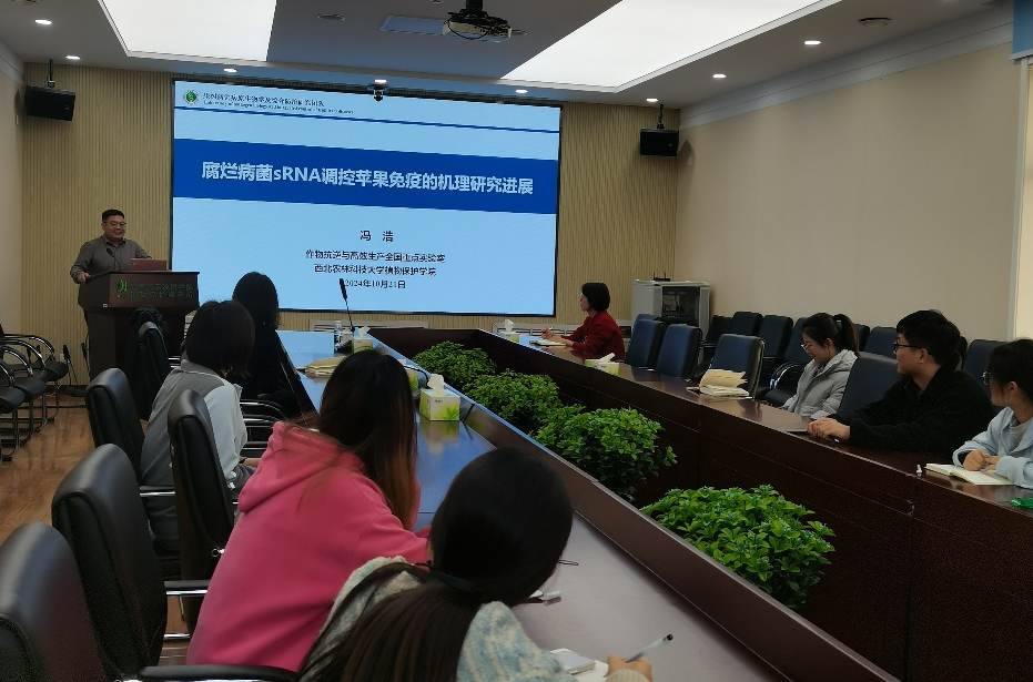 西北农林科技大学冯浩教授来所开展学术交流